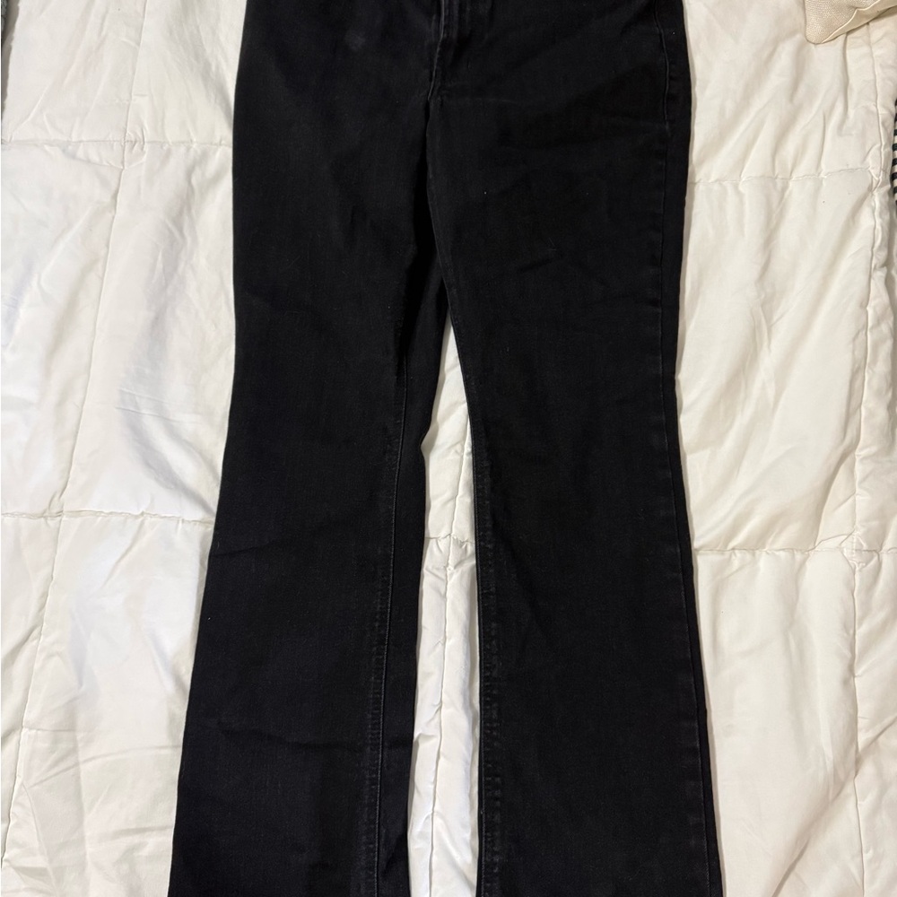 Old Navy Women's Black Flare Jeans